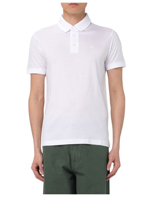 Polo con logo aquila Emporio Armani | 8N1F98 1JUVZ.100